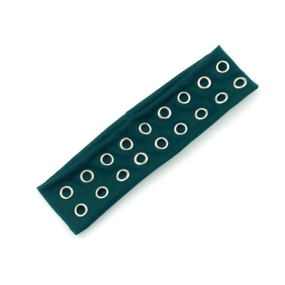 Punk Wide Elastic Eyelet Headband for Women