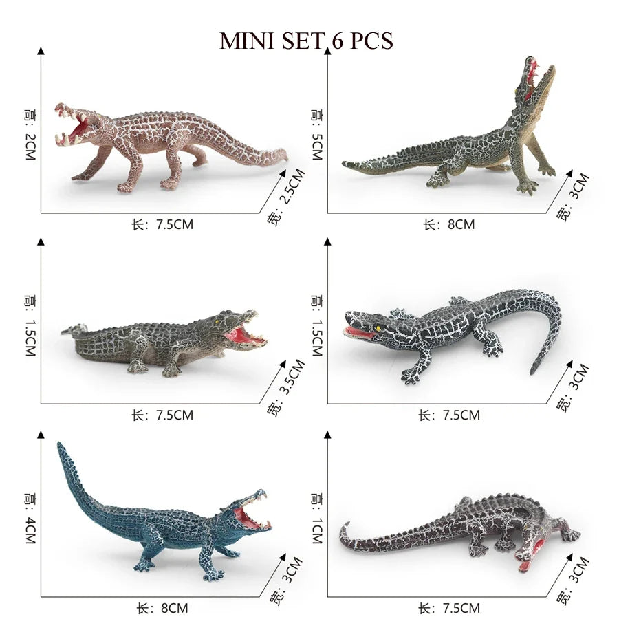 Mini Farm & Wildlife Animal Figurine Set