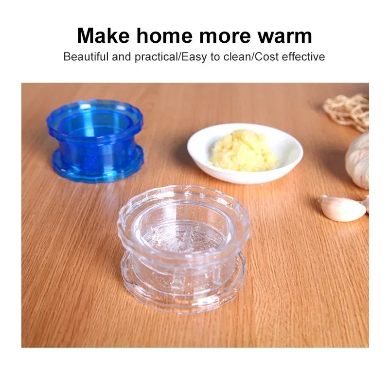 Manual Multifunctional Garlic Crusher – Rolling Garlic Press & Chopper