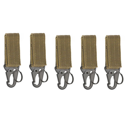 Tactical MOLLE Hanging Buckle Carabiner Clip for Outdoor Gear