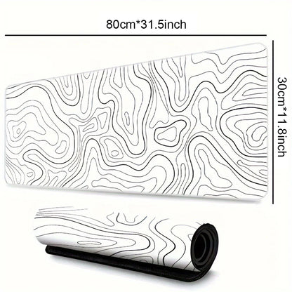 1PC Large Mouse Pads For Desk, Gaming Mouse Pad, Mouse Pad with Stitched Edges and Non-Slip Rubber Base, Extended Mouse Pad