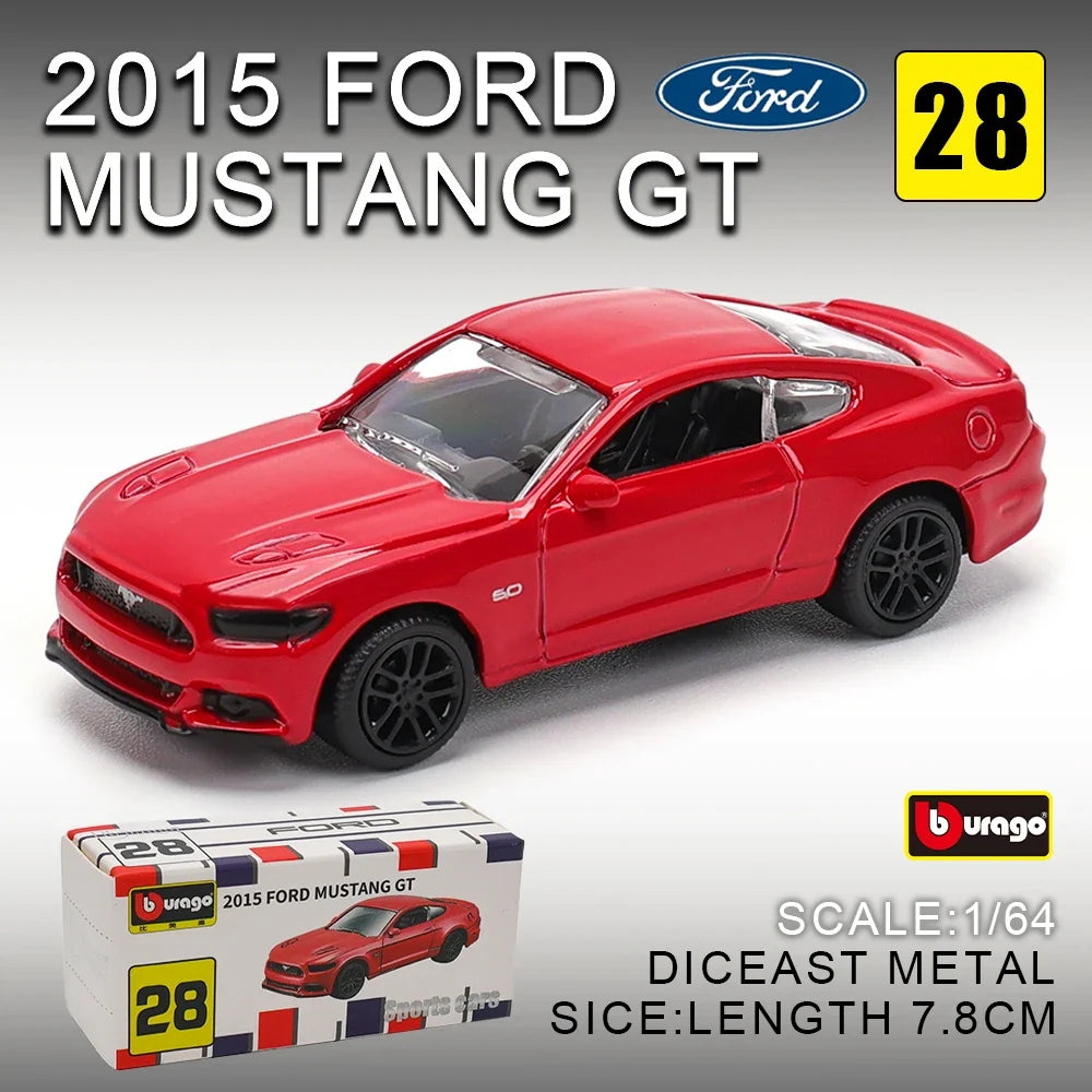 Bburago 1:64 Diecast Sports Car Model Collection