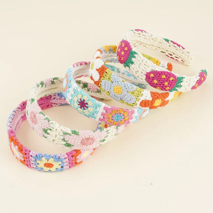 Bohemian Handmade Knitted Summer Headband