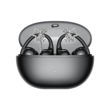 Baseus Bowie MC2 AIR Clip-on TWS Earbuds Ear Clips Wireless Earphones Bluetooth 6.0   Open Earrings 4 Mic ENC Sports Headphones