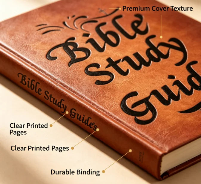 Guided Scripture Study Journal Book‑by‑Book Note Taking Workbook Prayer & Reflection Devotional Notebook for Personal Daily Use
