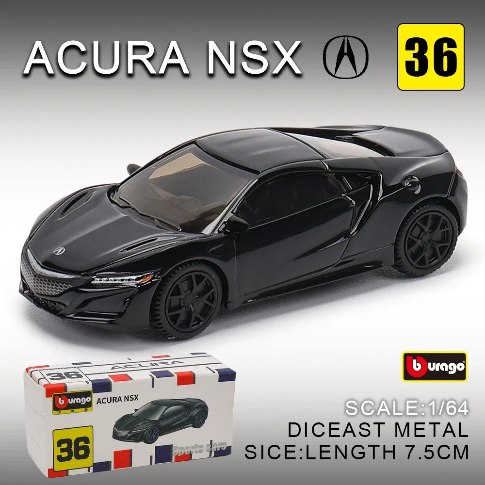 Bburago 1:64 Diecast Sports Car Model Collection