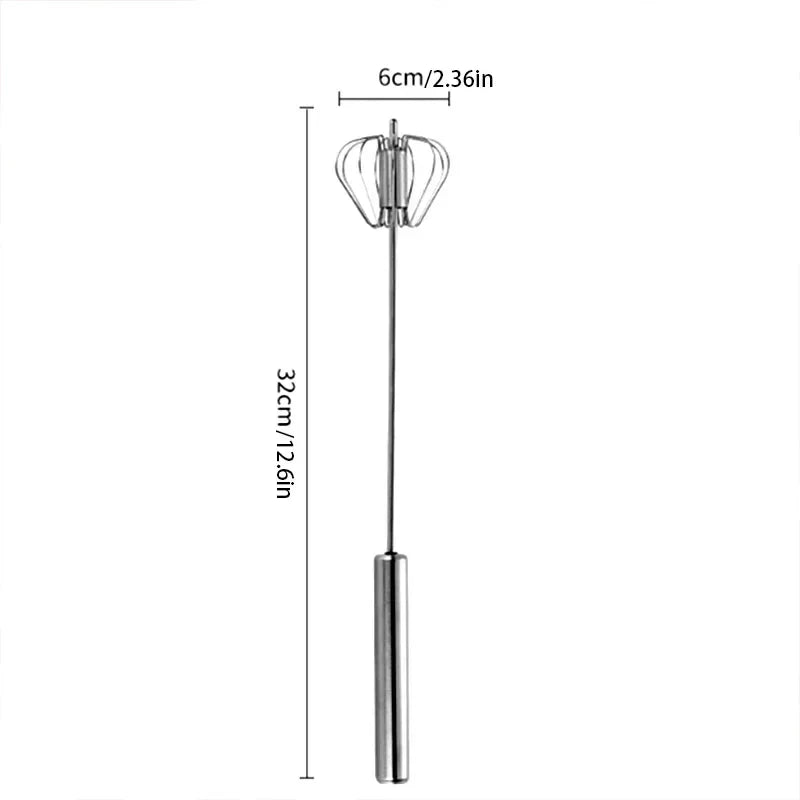 One Press Mini Handheld Milk Frother Portable Electric Egg Beater Home Baking Coffee Making Valentine Gift