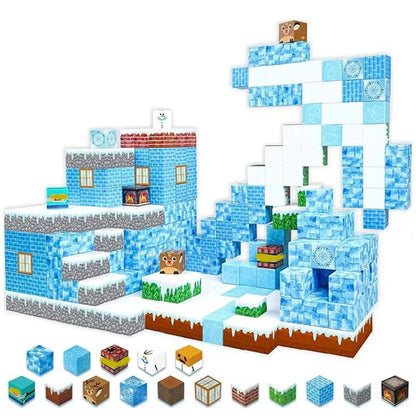 Sensory Montessori Magnetic Stacking Cubes