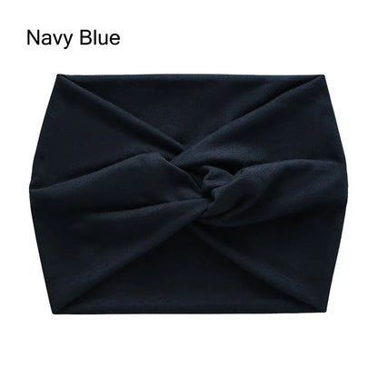 Twisted Extra Wide Turban Workout Headband for Women