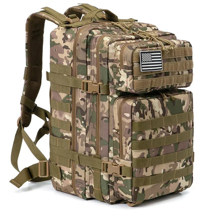 45L Hunting Large Capacity Outdoor Tactical Backpacks for Men/Women 3 Days Gym Hiking Ba For Trekking Camping Daypack Back Pack