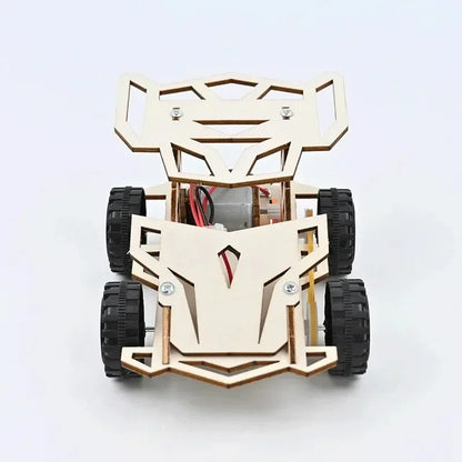 DIY Wooden Remote Control Car STEM Science Experiment Building Kit for Kids