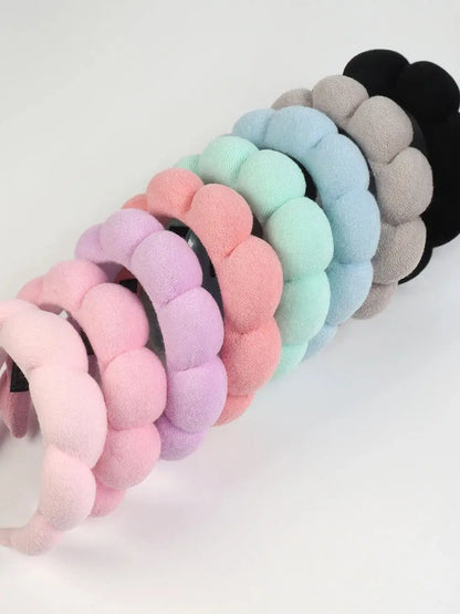 Microfiber Spa Headband & Face Wash Wristband Set