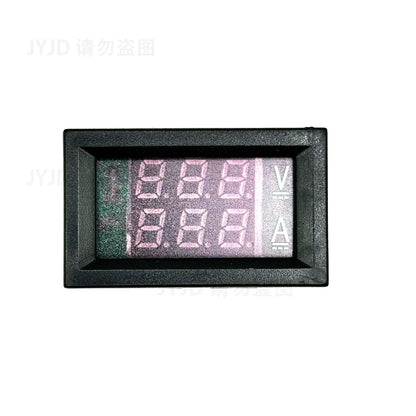DC 0-100V 10A Digital Voltmeter Ammeter Dual Display Voltage Detector Current Meter Panel Amp Volt Gauge 0.28" Red Blue LED