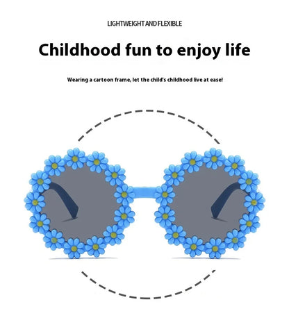 Kids Daisy Flower UV400 Sunglasses for Boys & Girls