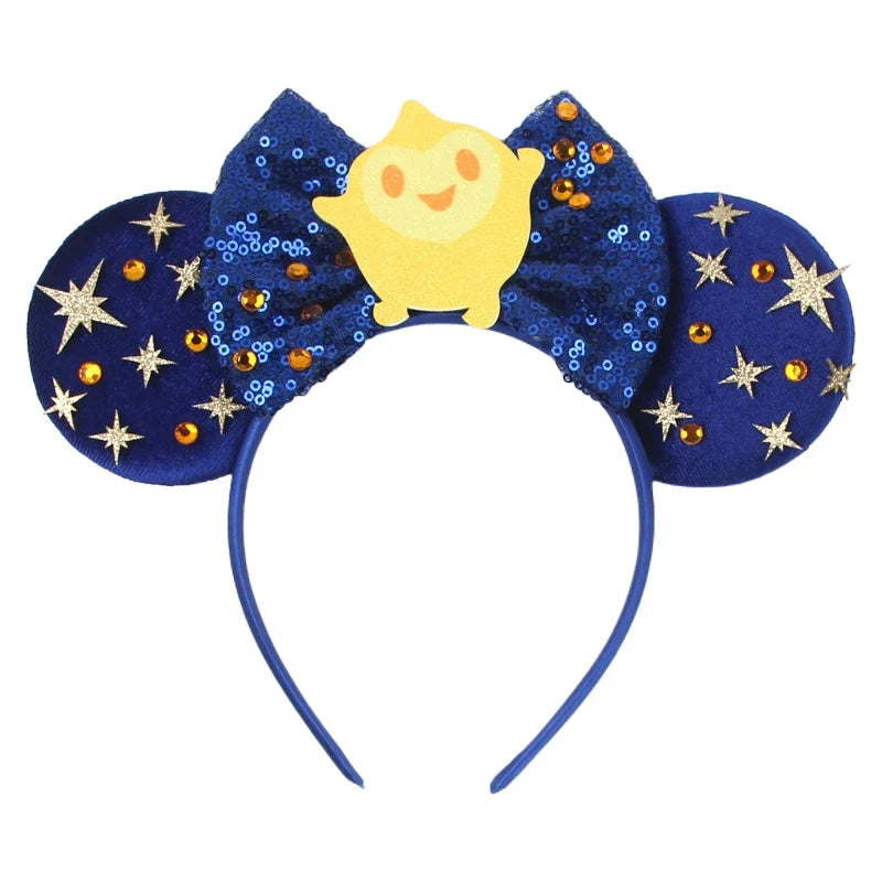 Sequin Mouse Ears Bow Headband for Women & Girls