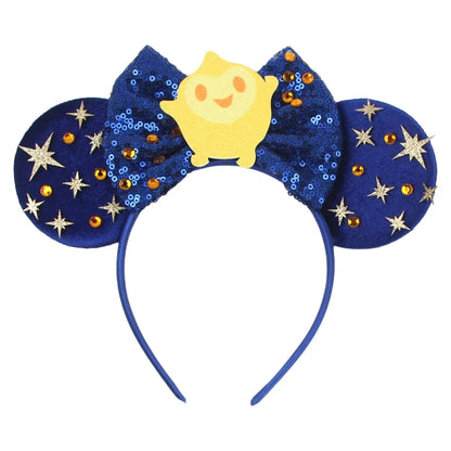 Sequin Mouse Ears Bow Headband for Women & Girls