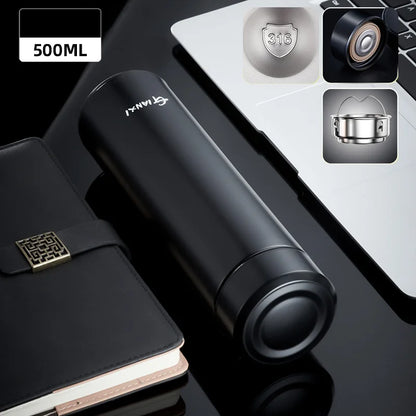 GIANXI Intelligent Digital Display Vacuum Cup One Touch Display Temperature Stainless Steel Cups Keep Heat And Cold Water Cup