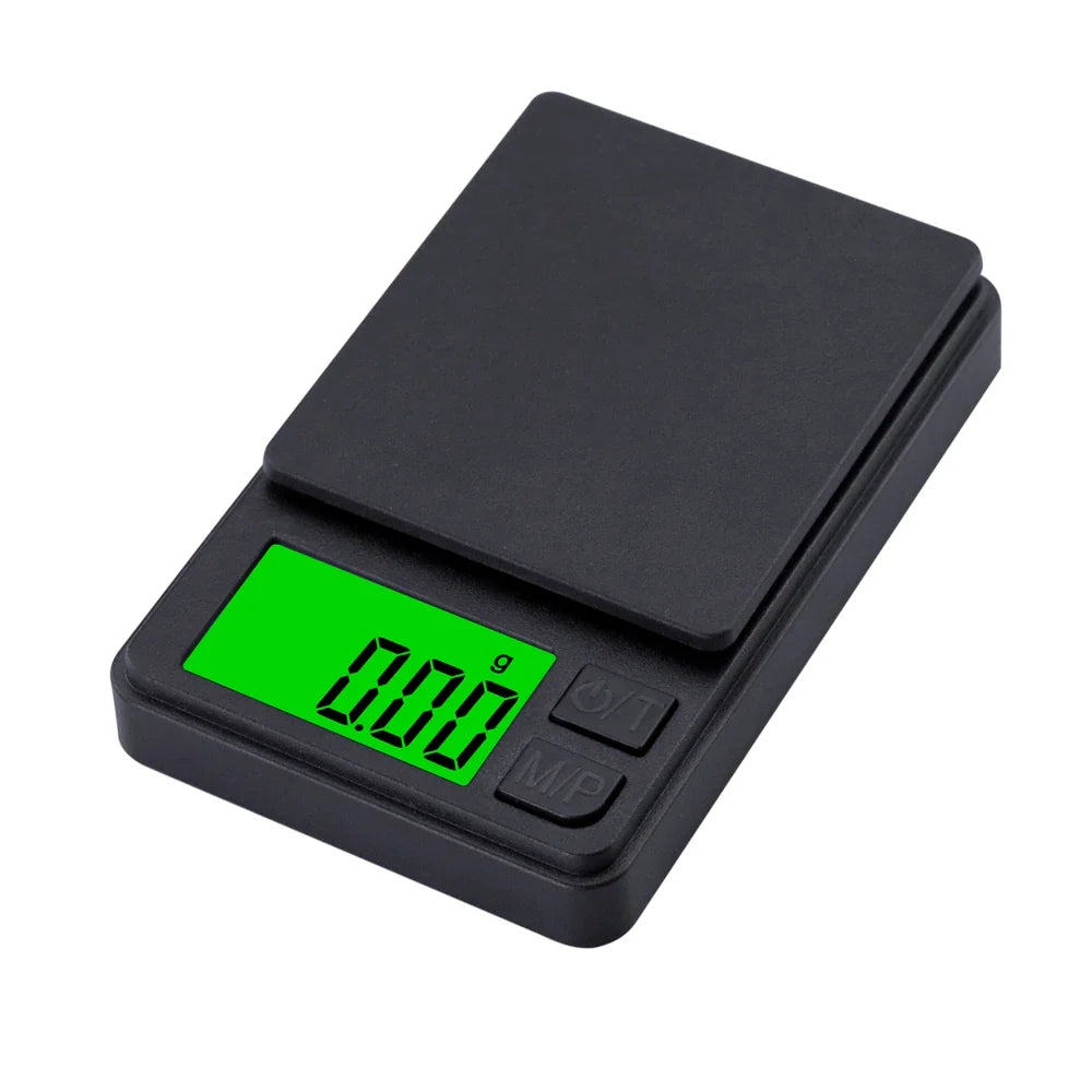 Precision Pocket Scale 1000g X 0.01g - Digital Gram Food Jewelry Ounces/Grains Scale with Backlit LCD - Mini Scale for Travel