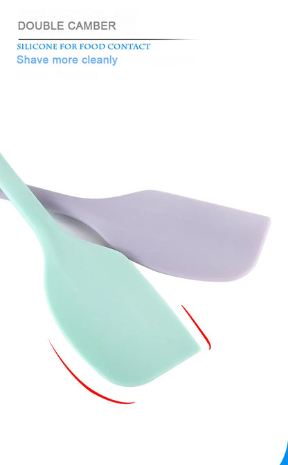 Heat Resistant Silicone Spatula – Non Stick Cream & Baking Tool