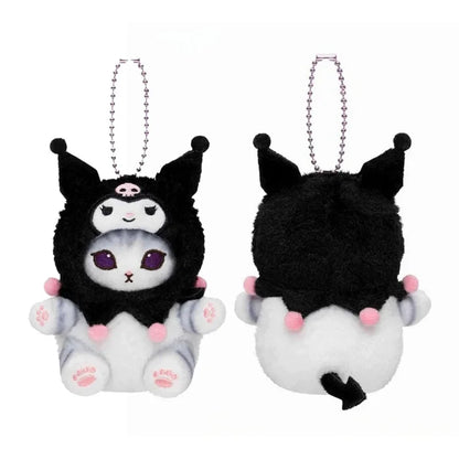 Mofusand Anime Plush Keychain Cute Cat Bag Charm
