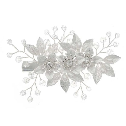 Pearl Flower Bridal Hair Comb for Women