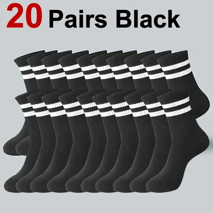 Crew Sports Socks Breathable Sweat Absorbing Athletic Socks