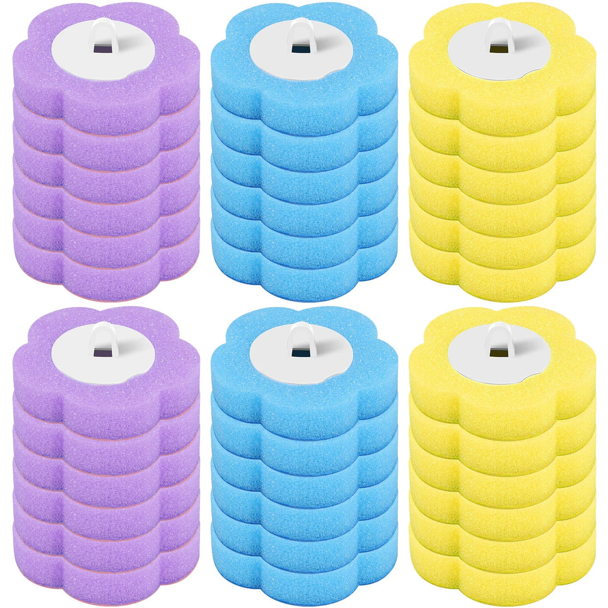 Disposable Toilet Brush Set with Holder & Refills