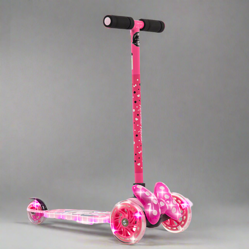 HUFFY Disney Junior Light Up Scooter 48 Lbs Max Pink 58552