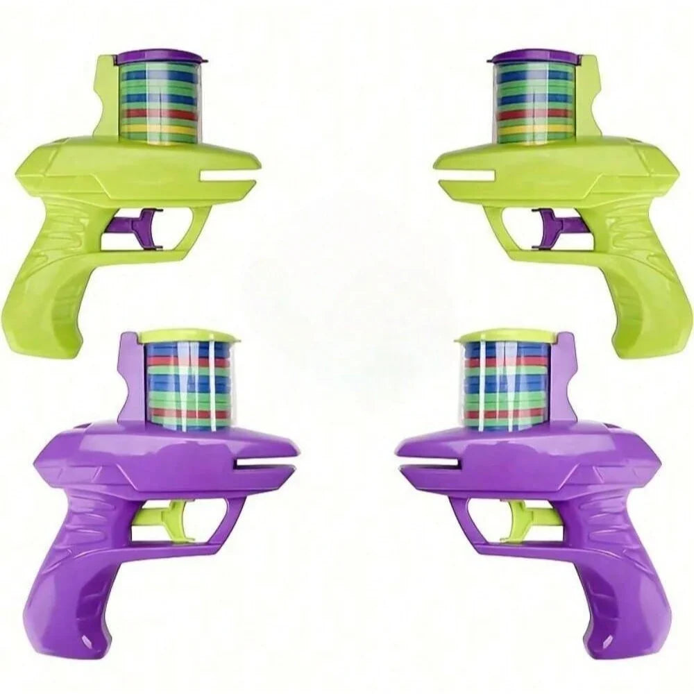 Foam Disc Launcher Flying Disc Handheld Shooter Toy for Kids