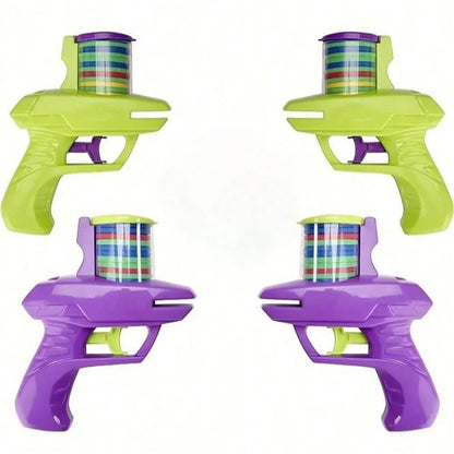 Foam Disc Launcher Flying Disc Handheld Shooter Toy for Kids