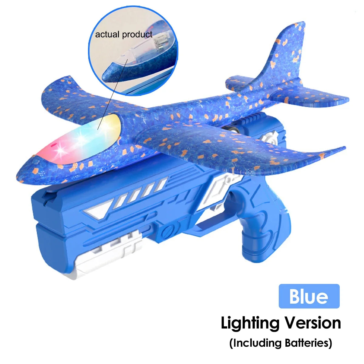 Foam Aircraft Launcher Toy Kids Catapult Glider Plane