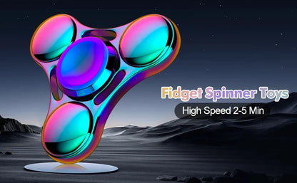 Rainbow UFO Metal Fidget Spinner