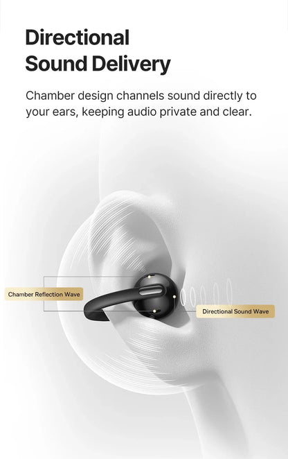 Baseus Bowie MC2 AIR Clip-on TWS Earbuds Ear Clips Wireless Earphones Bluetooth 6.0   Open Earrings 4 Mic ENC Sports Headphones