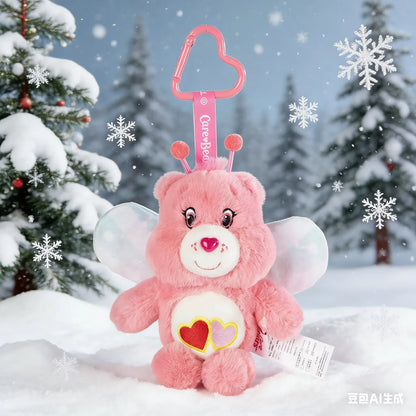 Care Bears Rabbit Hat Plush Keychain Rainbow Bear Bag Charm Gift