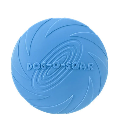 Silicone Flying Disc Dog Toy for Interactive Fetch and Training