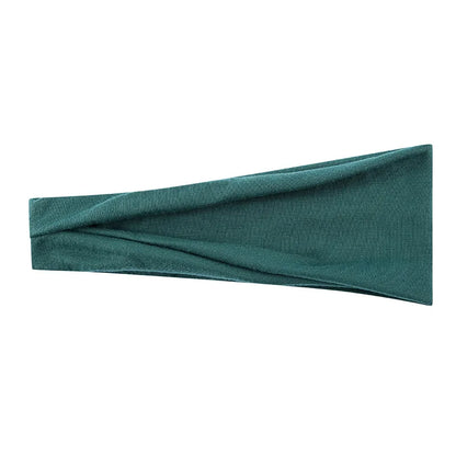 Women's Solid Color Elastic Turban Yoga Headband