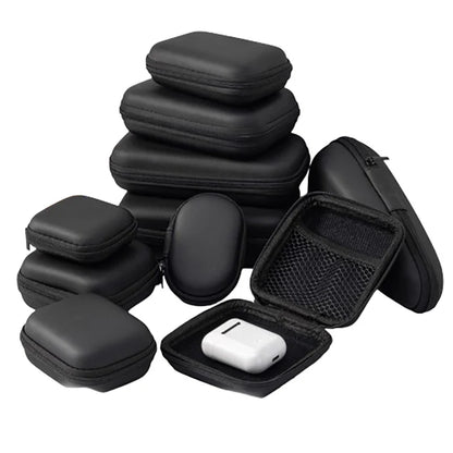 Portable Mini Hard Shell Electronics Organizer Case