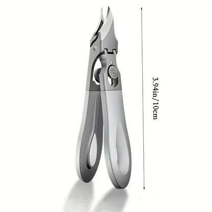 Anti Splash Nail Clippers for Thick Nails Stainless Steel