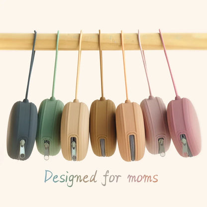 Silicone Pacifier Holder Case Portable Baby Soother Box