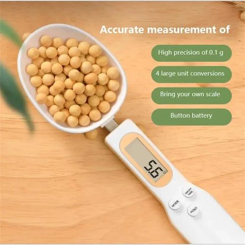 LCD Digital Measuring Spoon – Electronic Kitchen Scale for Baking & Coffee