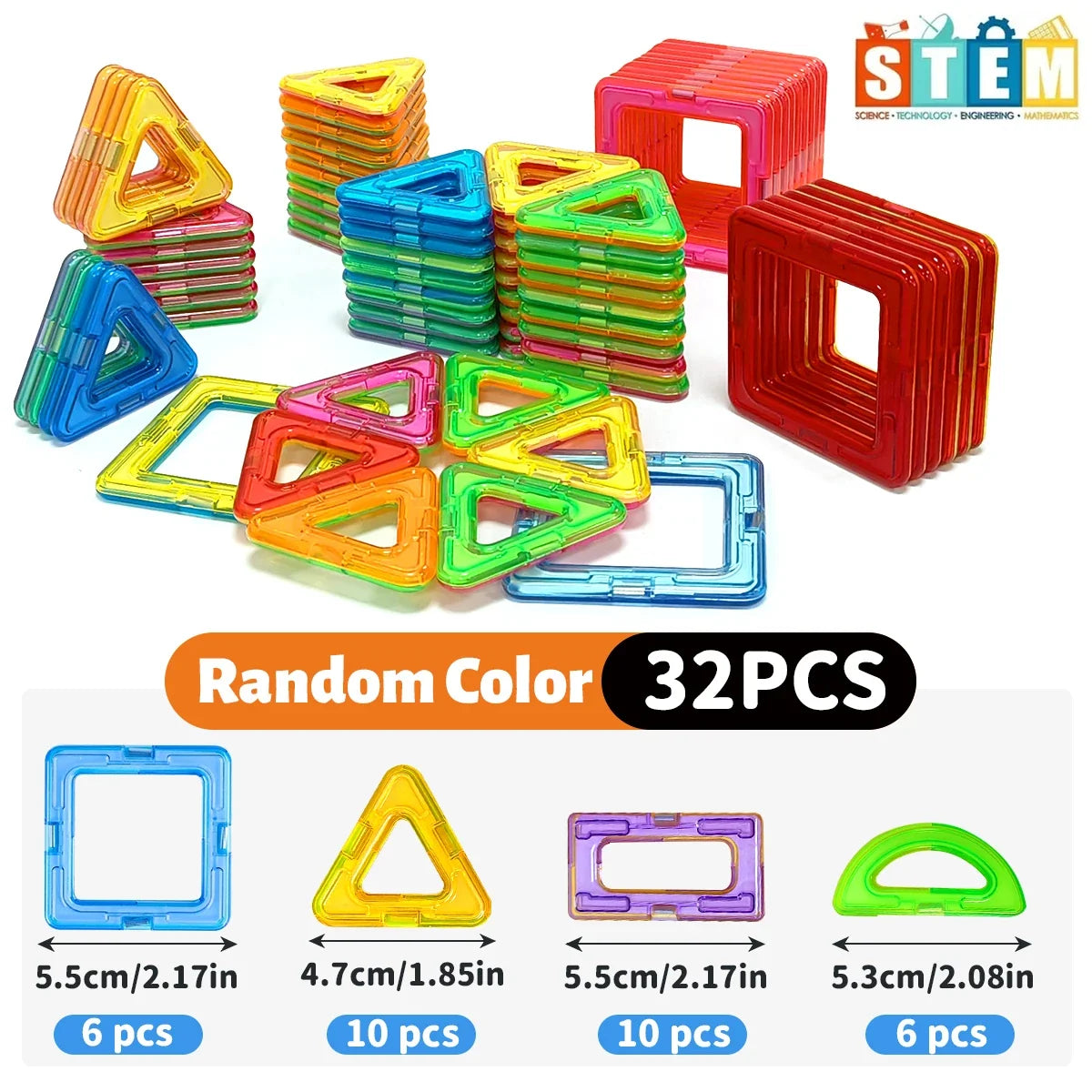 Magnetic Building Blocks STEM Educational Construction Toys