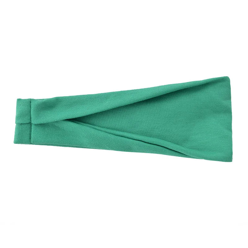 Women's Solid Color Elastic Turban Yoga Headband