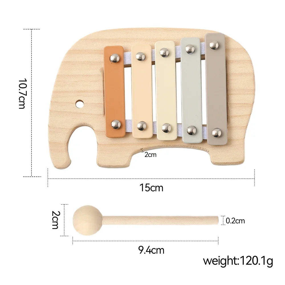 Wooden Kids Xylophone Montessori Musical Instrument Toy