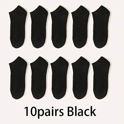 Ankle Socks 5 Pack Breathable Low Cut Unisex Socks