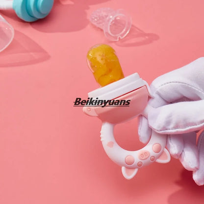Baby Fruit Feeder Pacifier Silicone Teething Feeder