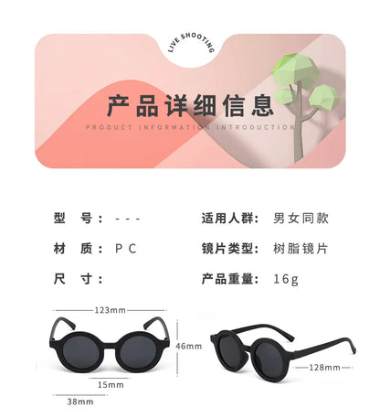 Round UV400 Baby & Kids Sunglasses for Ages 1–7