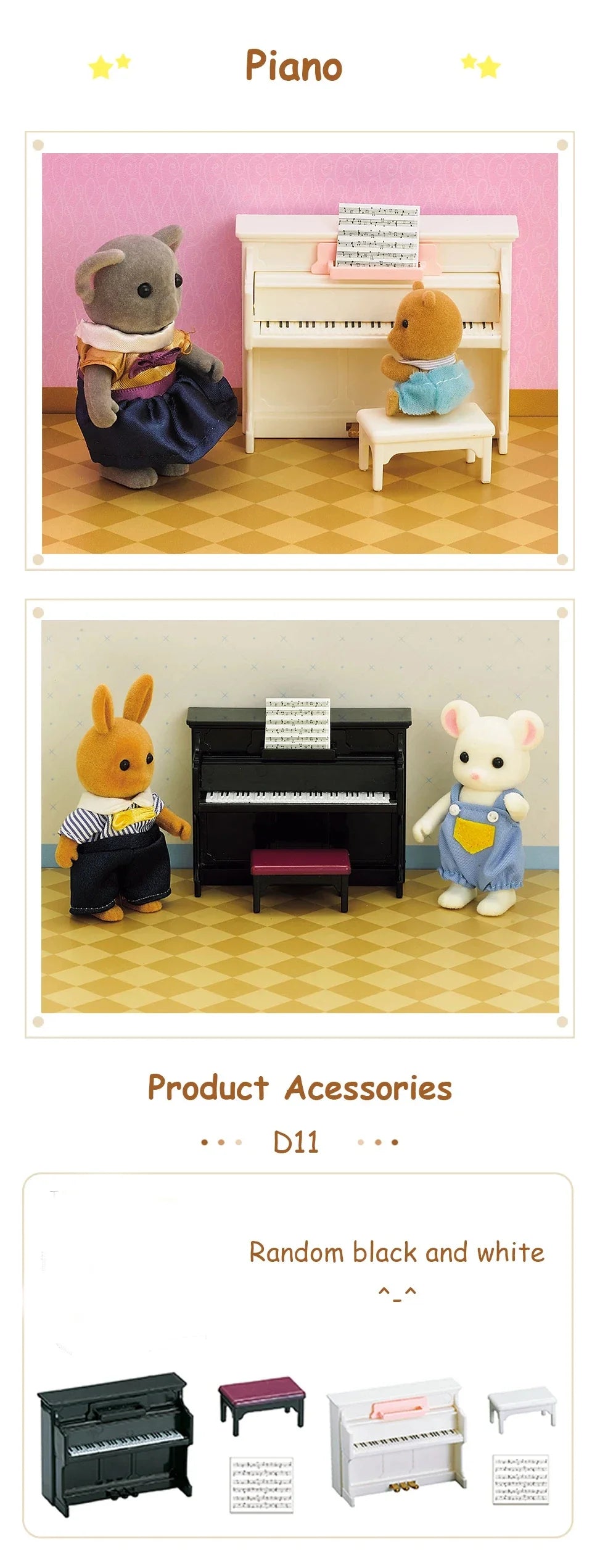 Miniature Dollhouse Furniture 1:12 Pretend Play Accessories