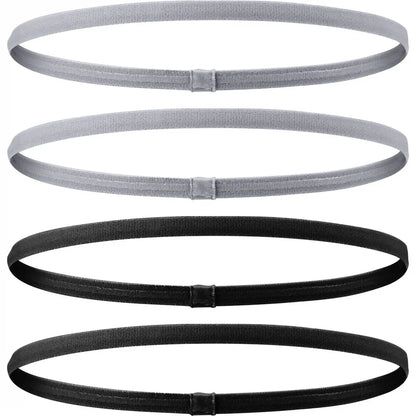 4PCS Thin Elastic Non-Slip Sports Headbands for Men & Women