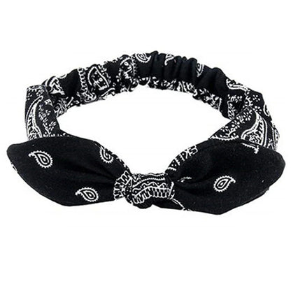 Boho Cross Knot Elastic Headband for Women