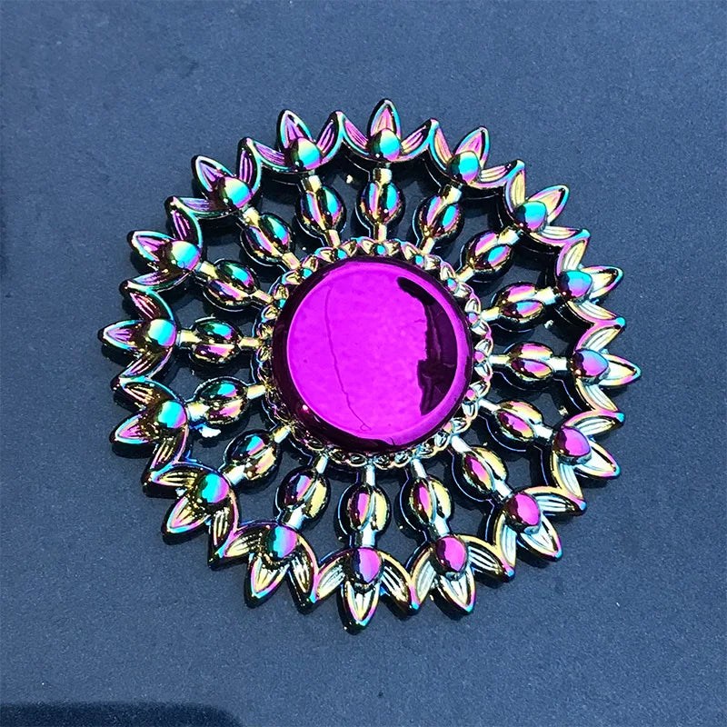 Rainbow Metal High-Speed Fidget Spinner